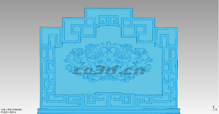 3D scan of mahogany furniture