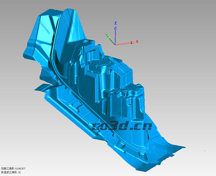 汽車車燈模具三維檢測(cè)案例