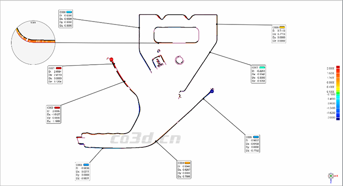 汽車手剎三維掃描