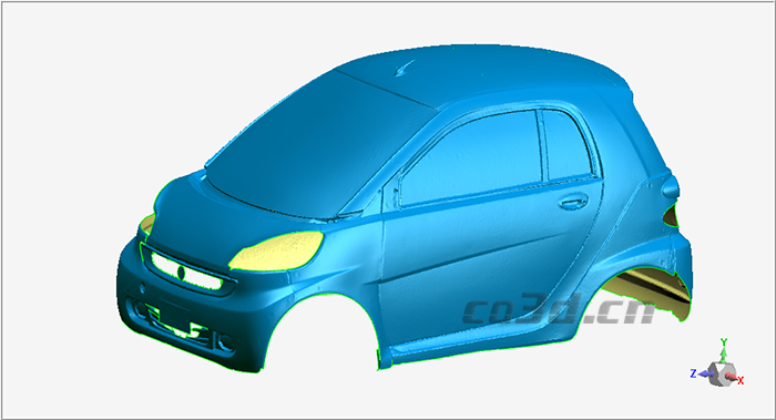 奔馳汽車(chē)逆向三維掃描