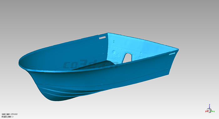 游艇船艙三維掃描方案
