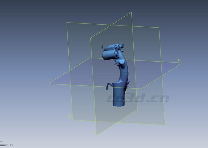 蘇27戰(zhàn)斗機(jī)操縱桿三維檢測