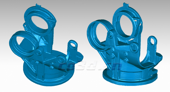 機器人機械臂底座三維掃描