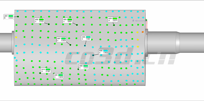 3D inspection of turbine blades