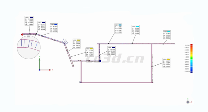 杭叉車(chē)身鑄件三維掃描