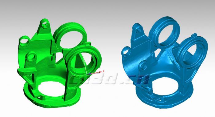 機器人機械臂底座三維掃描