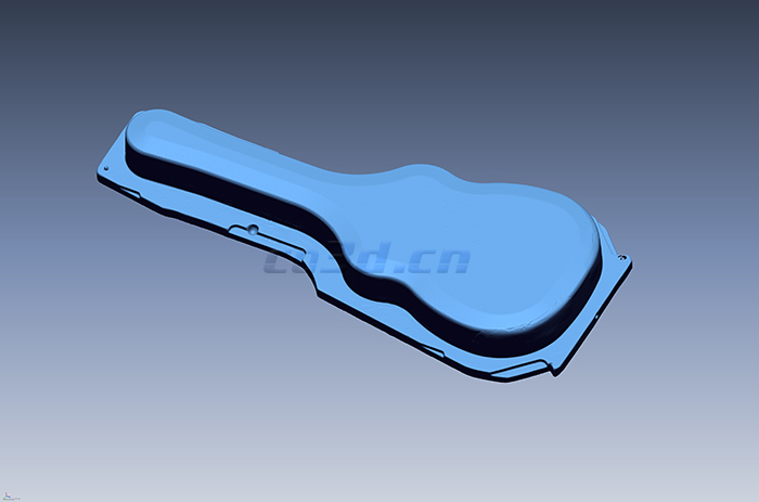 吉他樂器盒模具三維掃描案例